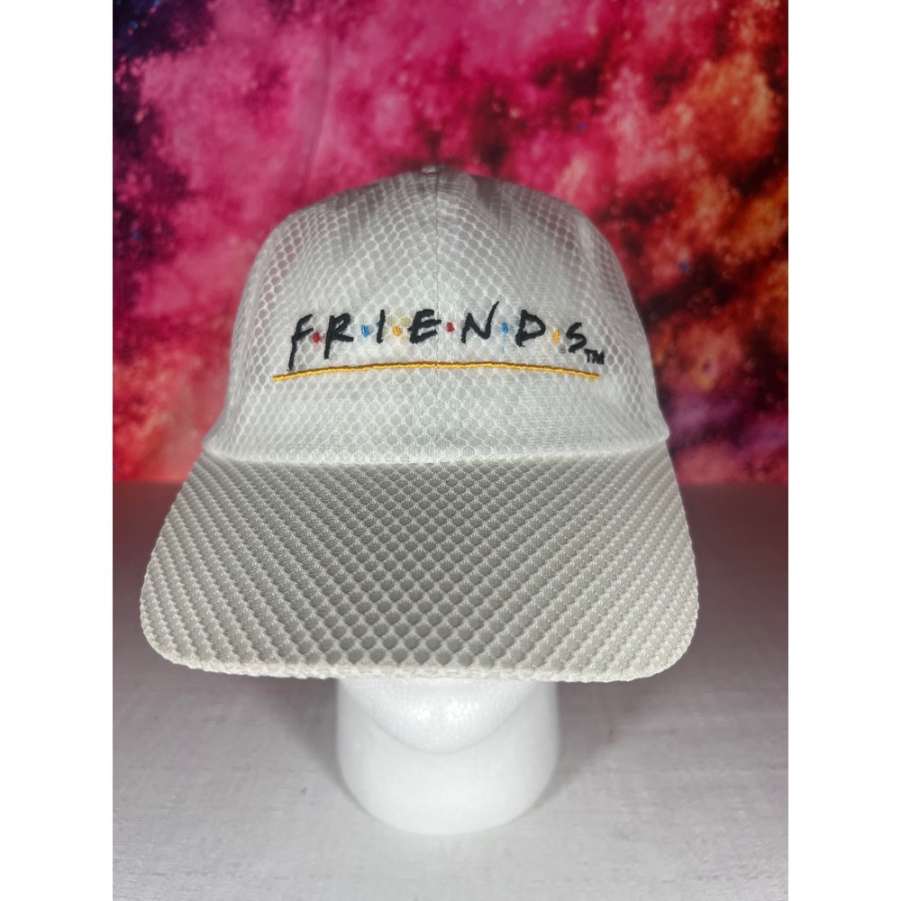 Friends TV Show Logo White Mesh Trucker Hat Snapback Cap New with Tags